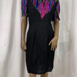 Vintage Stenay Sequin Mini Dress
